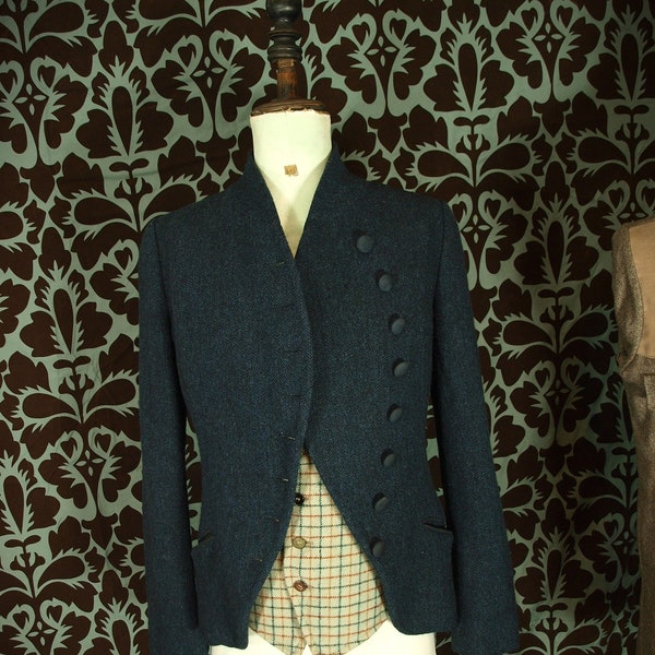 Rare Ladies Walker and Slater Emma Tweed Jacket in a size 8 30 inch chest Small Victorian Riding Design RRP 315