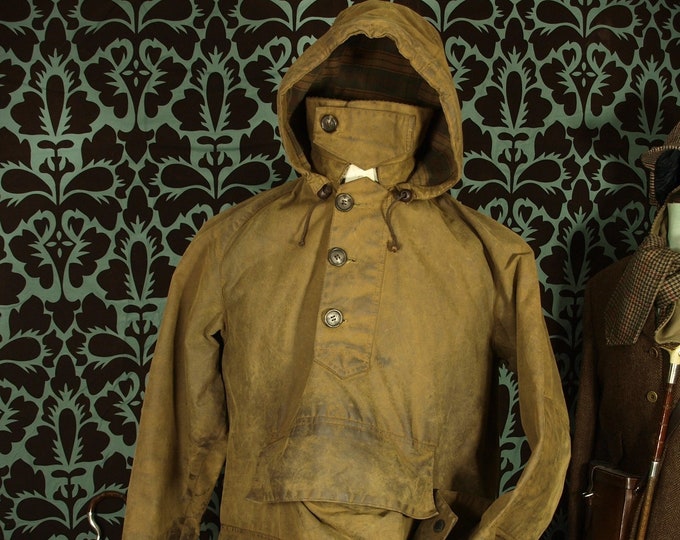 Rare Mens Iconic Vintage Barbour Longshoreman Wax Smock in a size Medium to Large Excellent Example and Fully Original