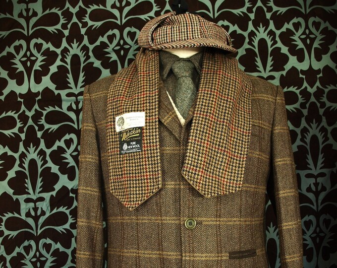 Mens Beretta Cashmere and Wool Tweed Made In Italy Luxury Country Jacket in a size 42 inch Large RRP 599 unused