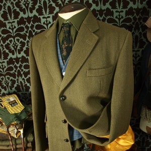Good Mens Vintage Bladen Keepers Tweed Hacking Riding Jacket in a Size 40 Inch Medium Heavy Thick Quality Green Tweed Etsy UK