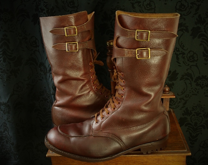 Sold.......Rare Mens WW2 John White Despatch Dispatch Rider Officer Boots 1944 Size UK 10....Sold