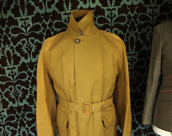 Cordings Mens MACKINTOSH RAINCOAT best quality made in Scotland in a size 40 inch medium slimer 42 inch large