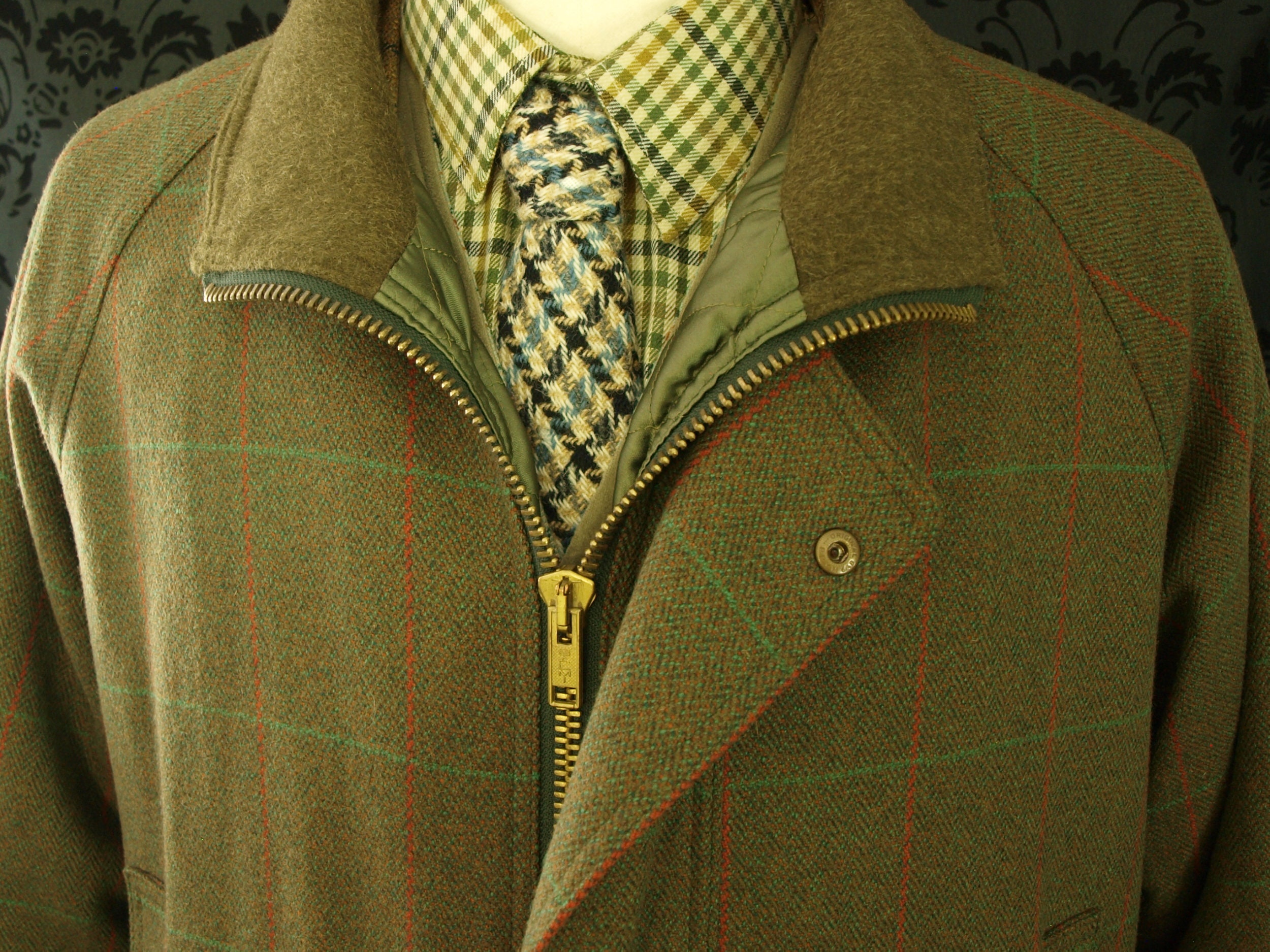 Mens Chrysalis Tweed Country Coat Alexander James Waistcoat XXL 50 54
