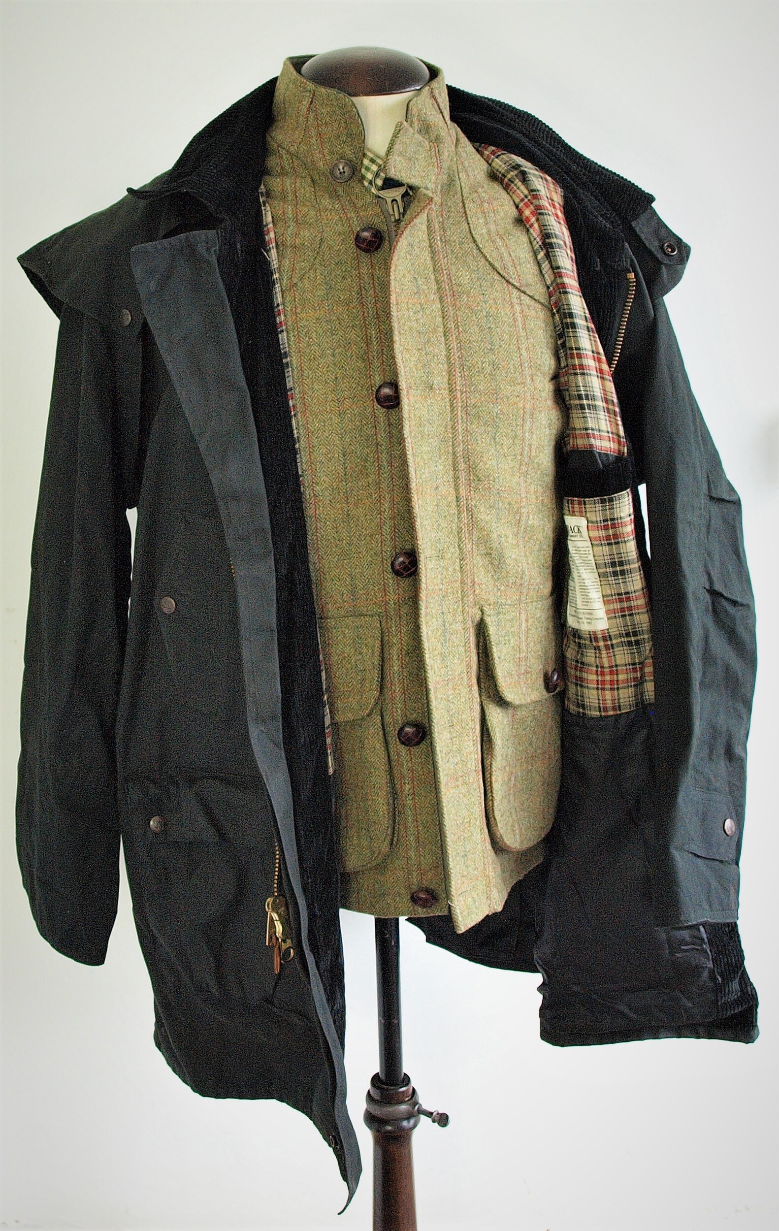 Great Mens Outback Company Bush Ranger Jacket Coat Wax Oilskin in a 50