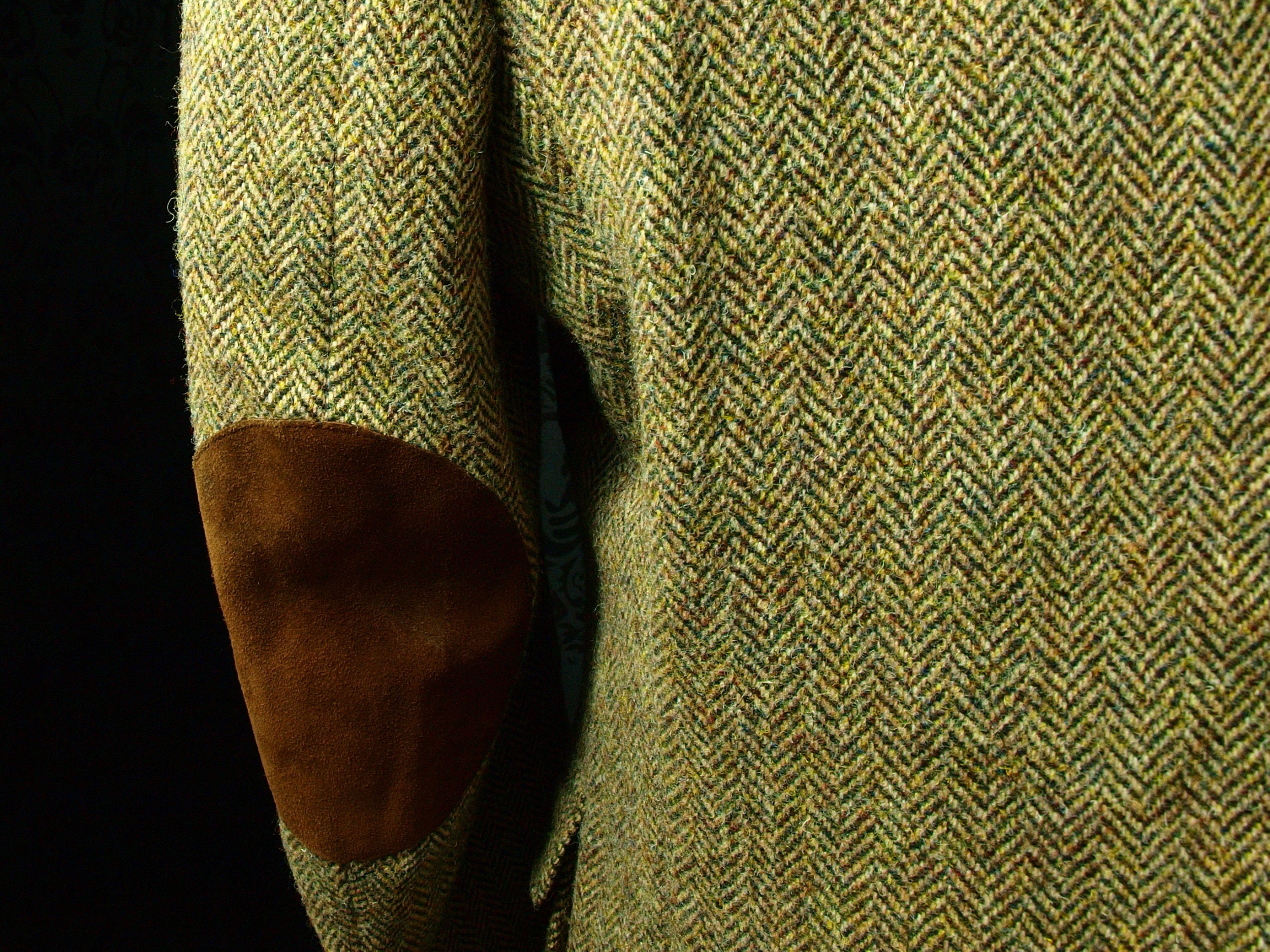 Mens Vintage Harris Tweed Orvis Norfolk Shooting Hunting Jacket Size
