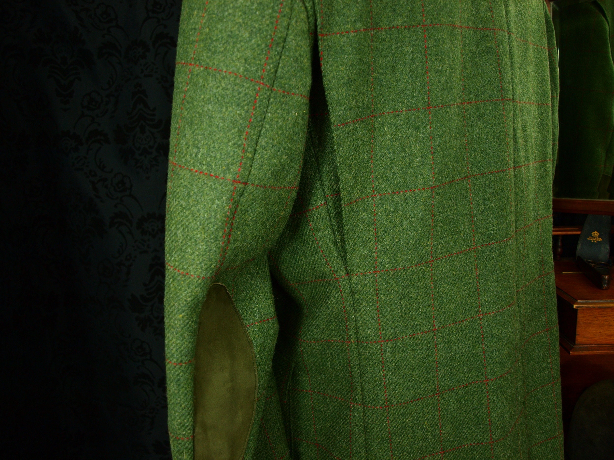 Good Mens Hucklecote Tweed Norfolk Jacket Shooting Coat Jacket Size 44