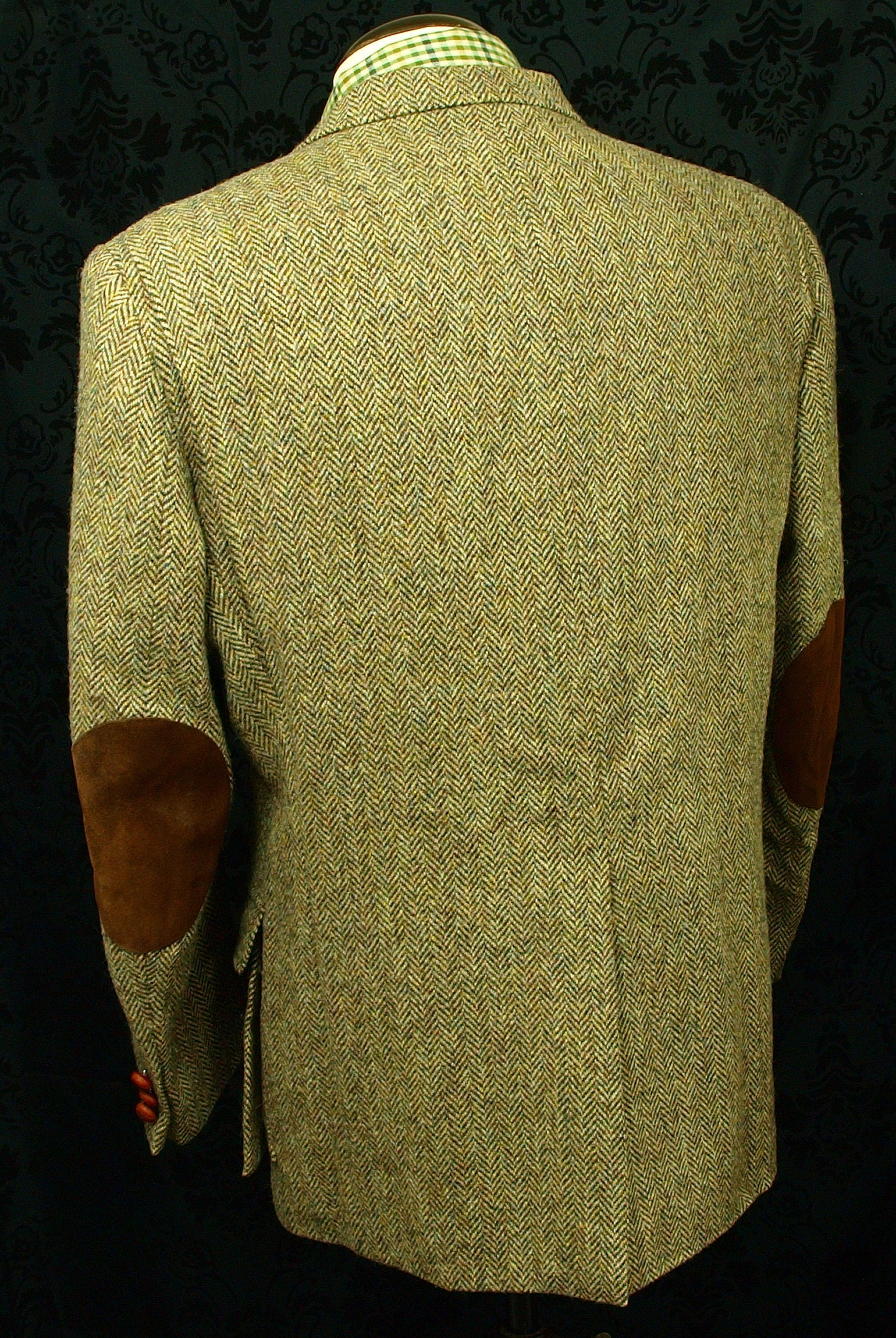 Mens Vintage Harris Tweed Orvis Norfolk Shooting Hunting Jacket Size 44