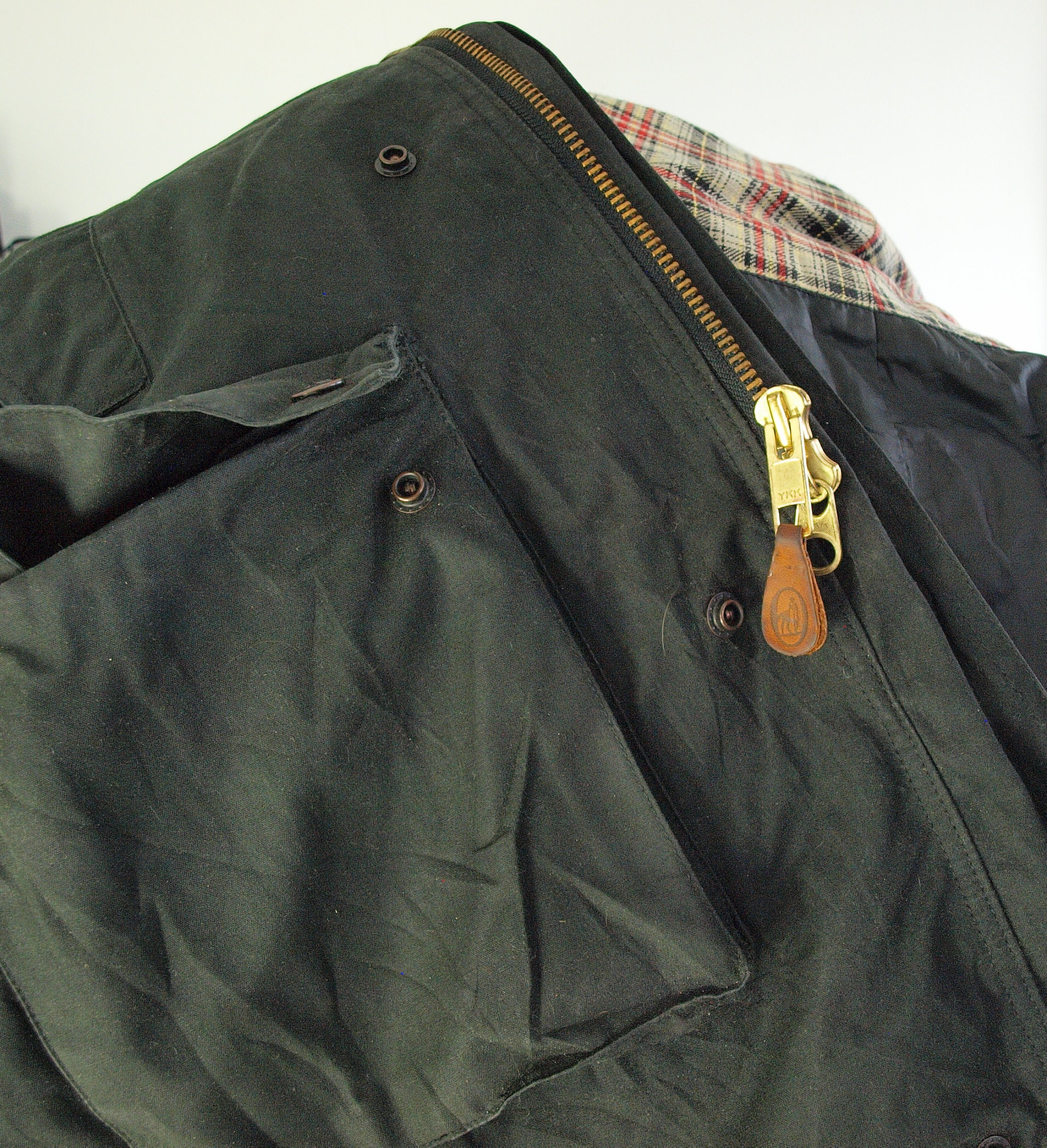 Great Mens Outback Company Bush Ranger Jacket Coat Wax Oilskin in a 50 ...