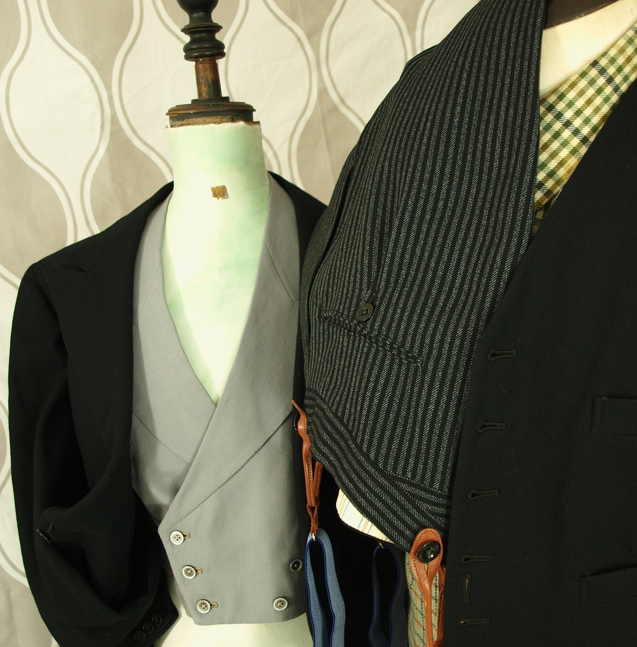 Rare Find Mens Vintage Bespoke London Tailored Morning suit 2 