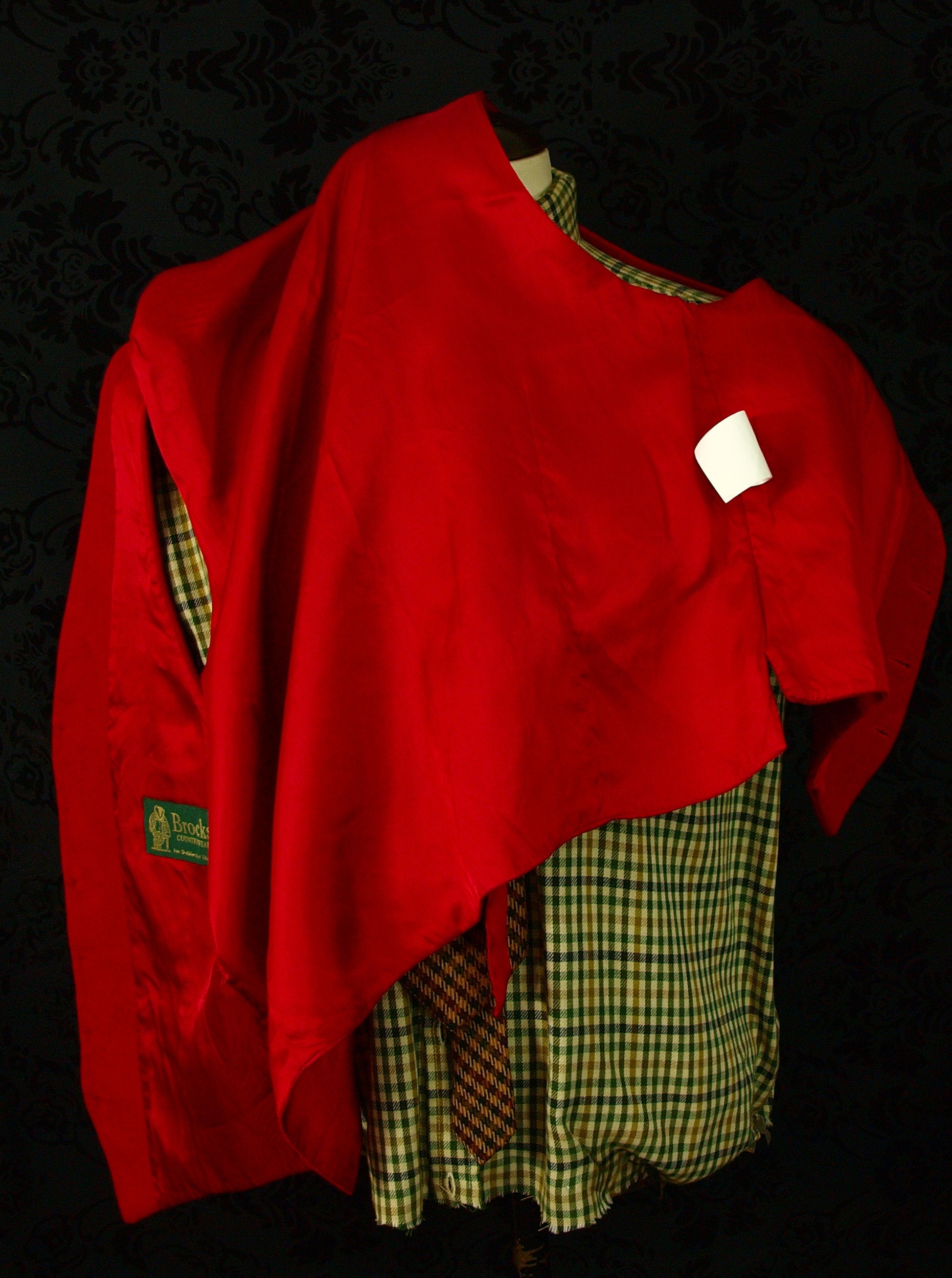 red moleskin trousers