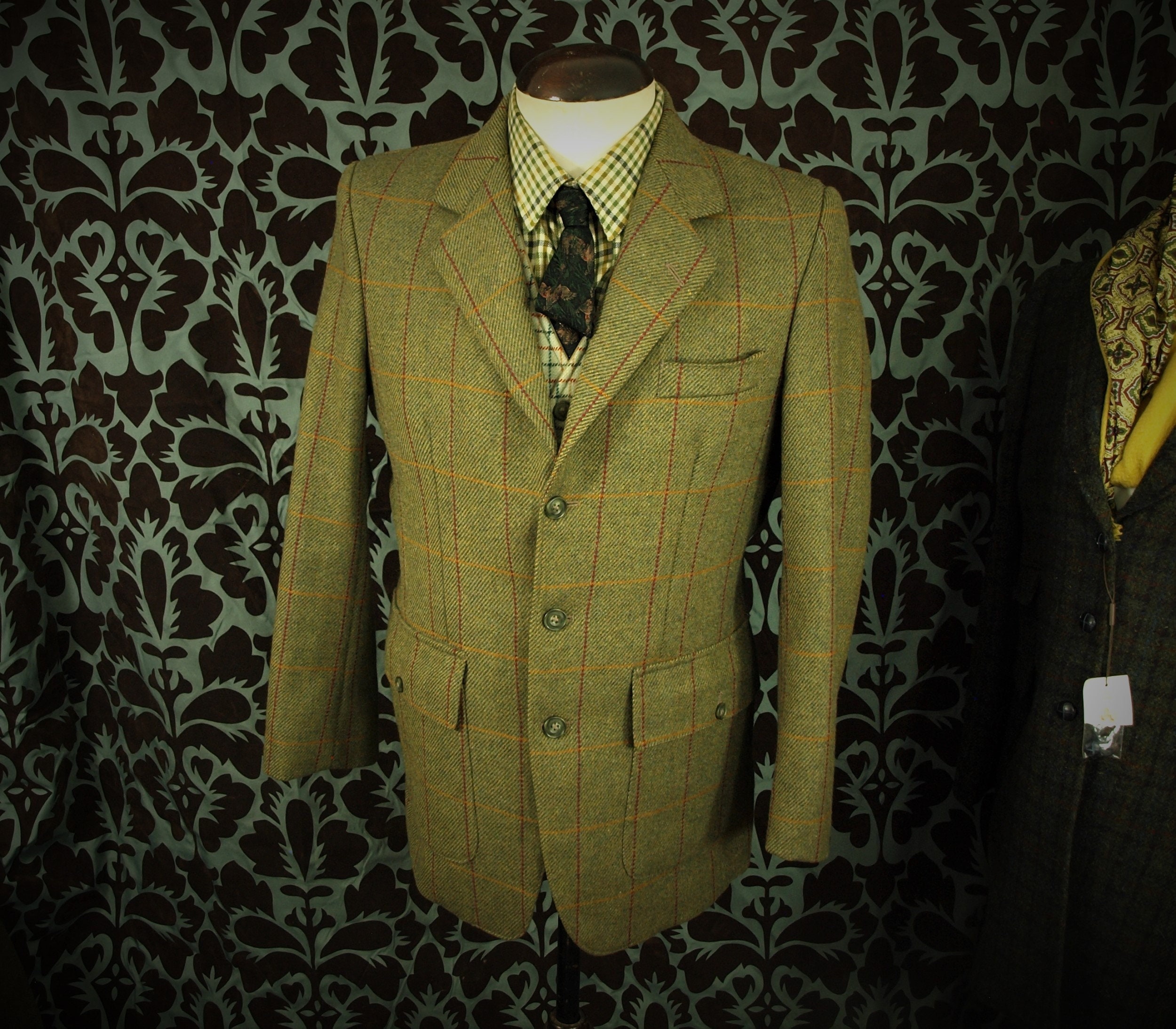 Good Unused Mens made in England Tweed Norfolk style Country Jacket in ...