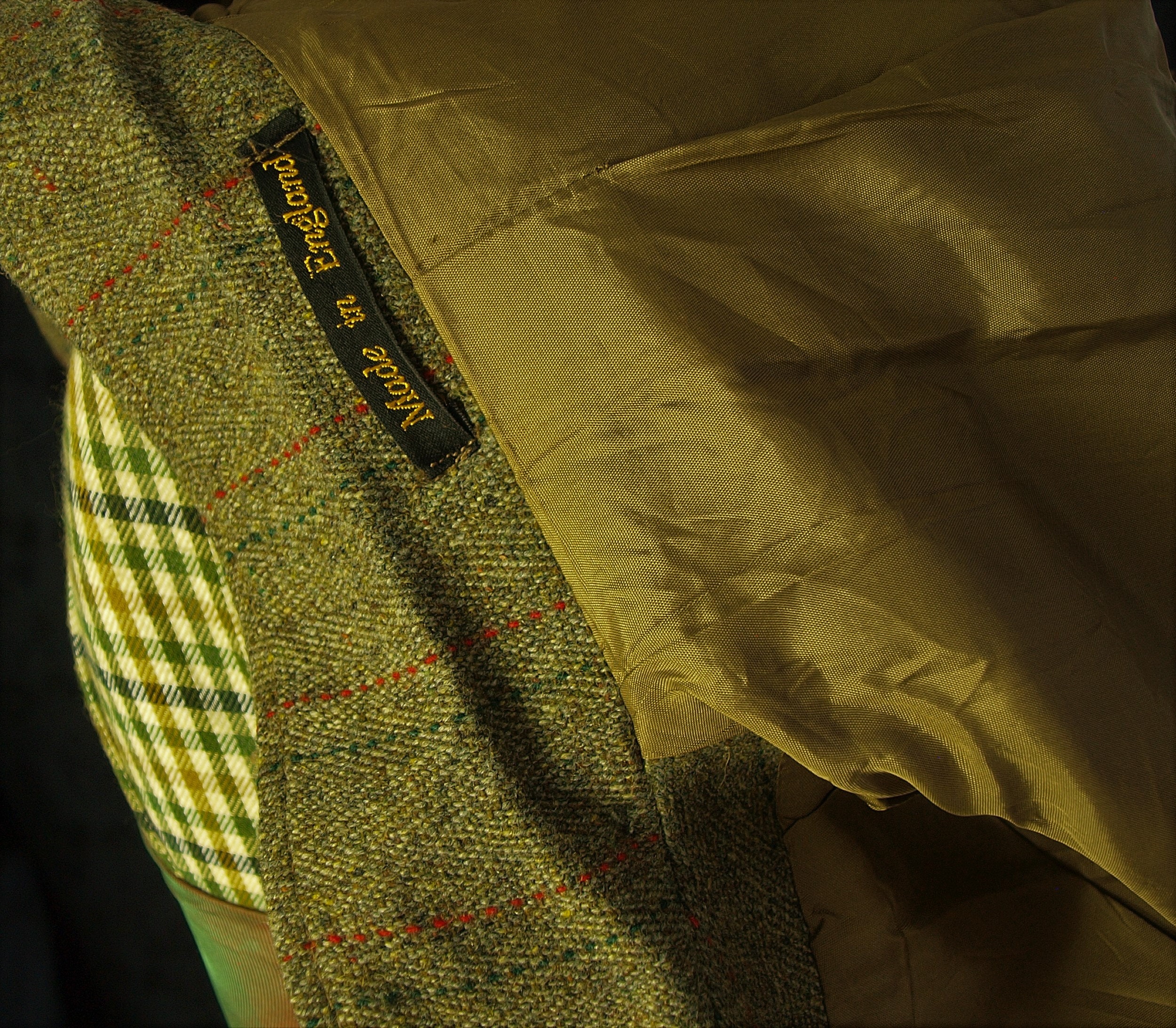 Mens Vintage Chris Dawes Quality Derby Tweed Norfolk
