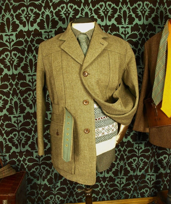 Superb Mens Vintage Best Quality Tweed Full Norfo… - image 5