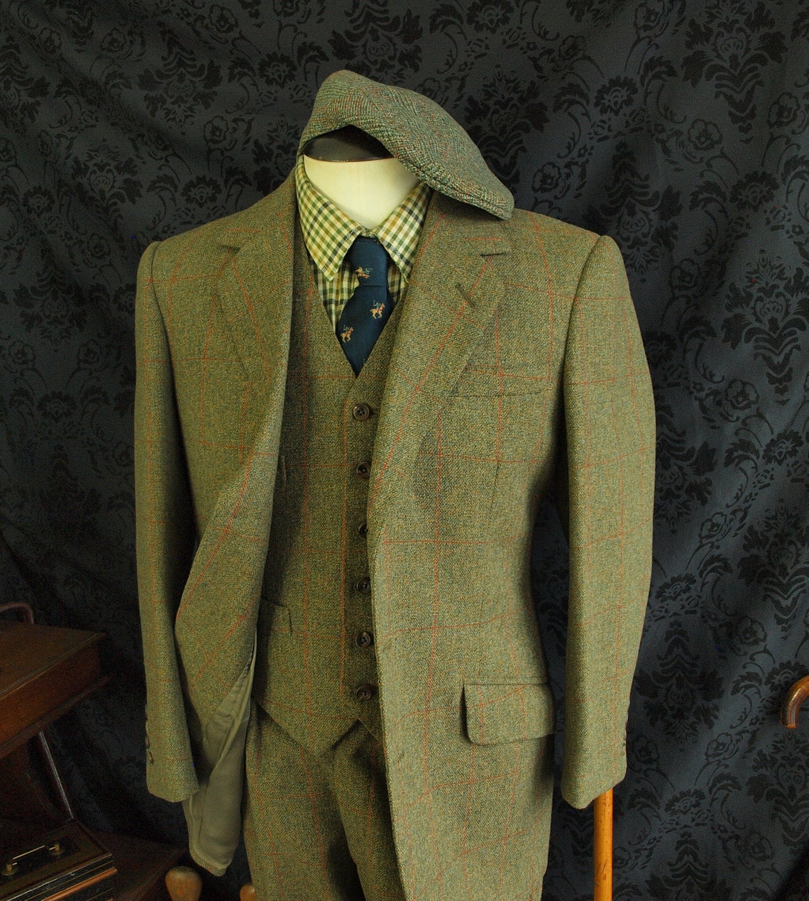 Sold...Mens Unused Gieves & Hawkes Bespoke Tweed 4 piece Suit Etsy