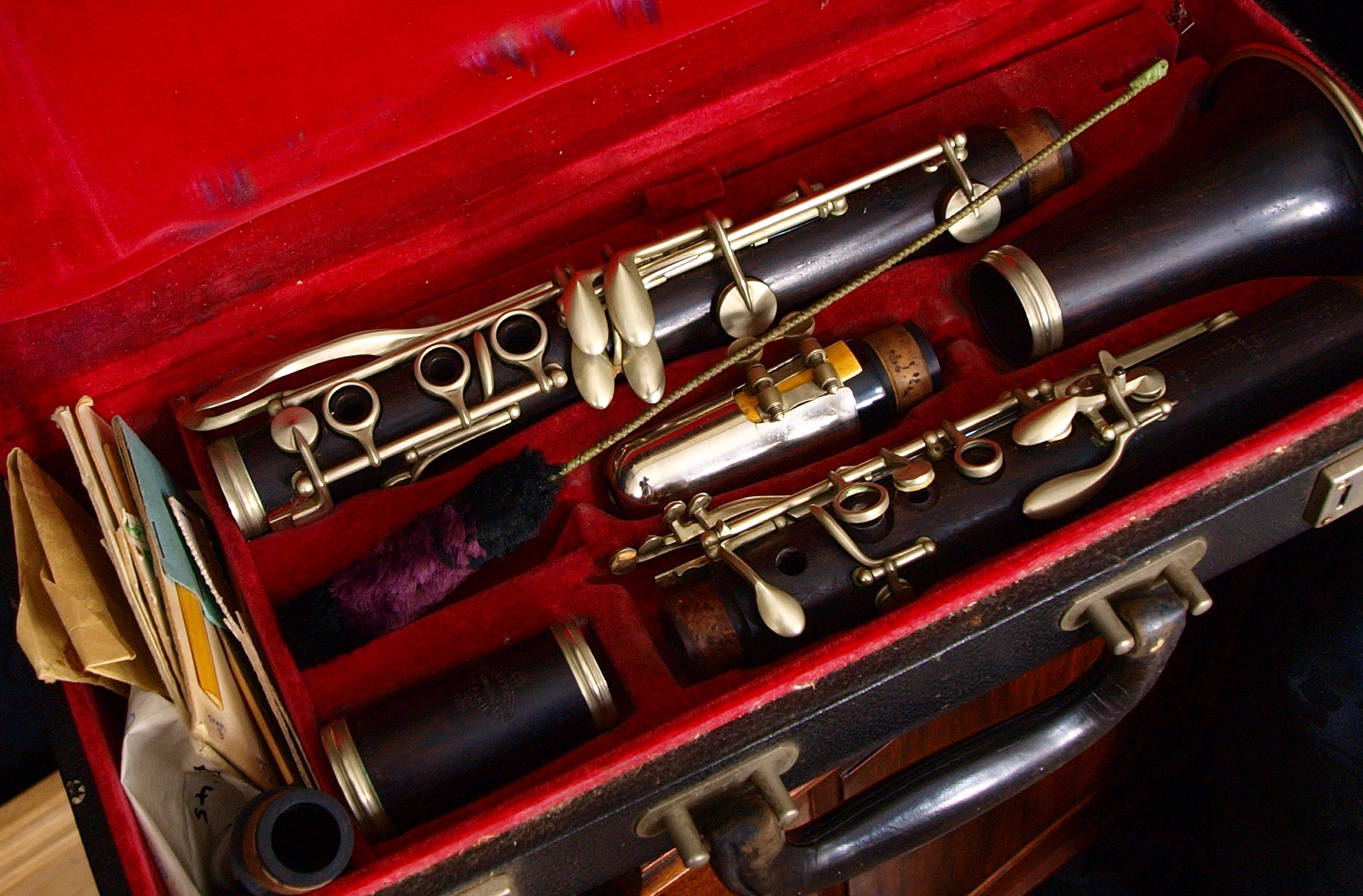 Sold...Vintage Paris Buffet Crampon In Original Box Case vandoren reeds