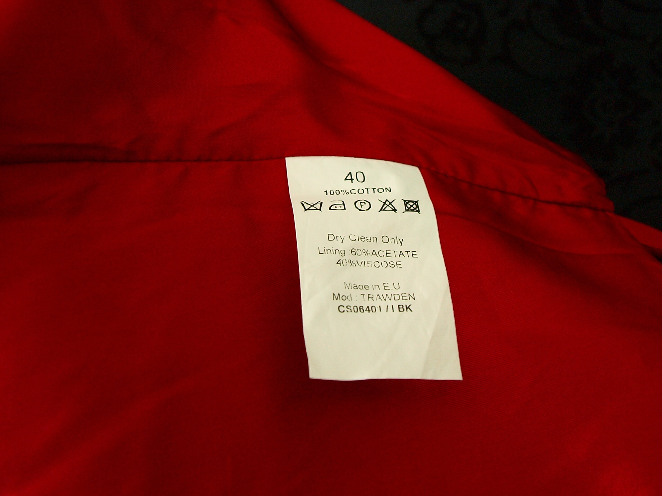 red moleskin trousers