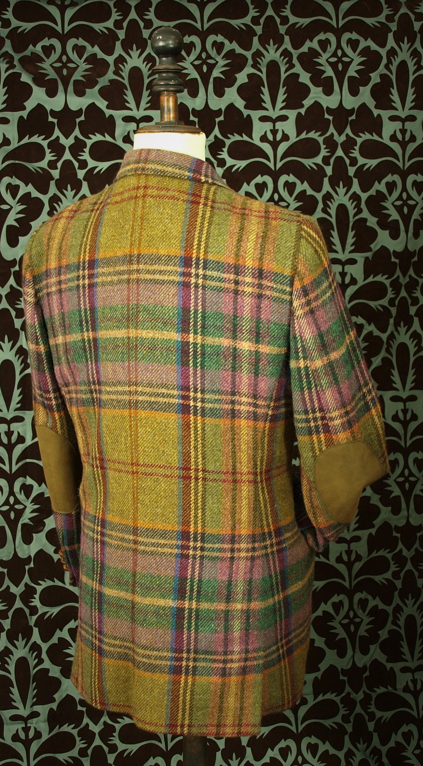 Luxury Kid Mohair Cashmere Ladies Vintage DAKS Country Tweed Jacket in