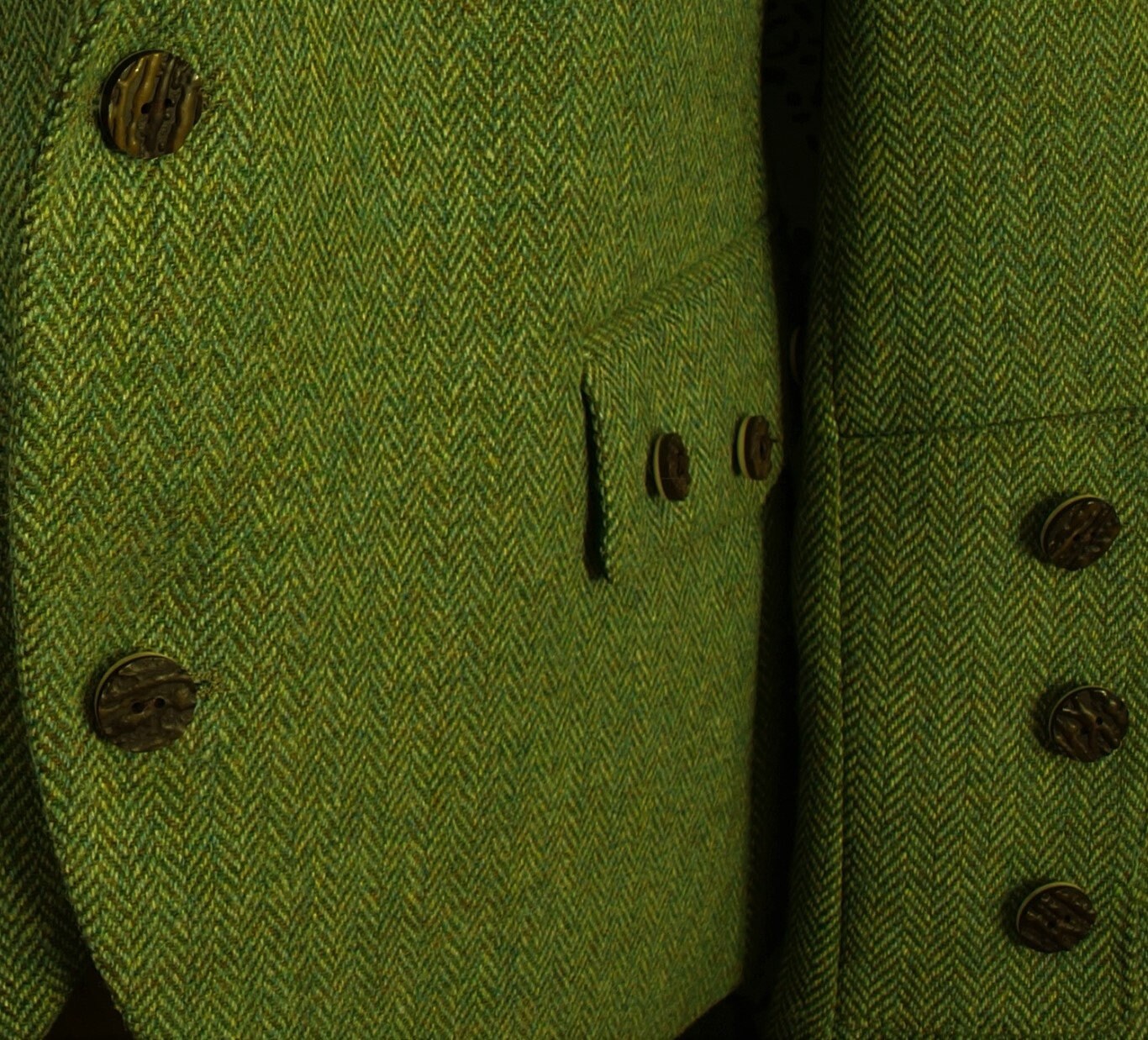 New Superb Mens Magee Tweed Scottish Full Crail Kilt Jacket Blazer 46 L XL