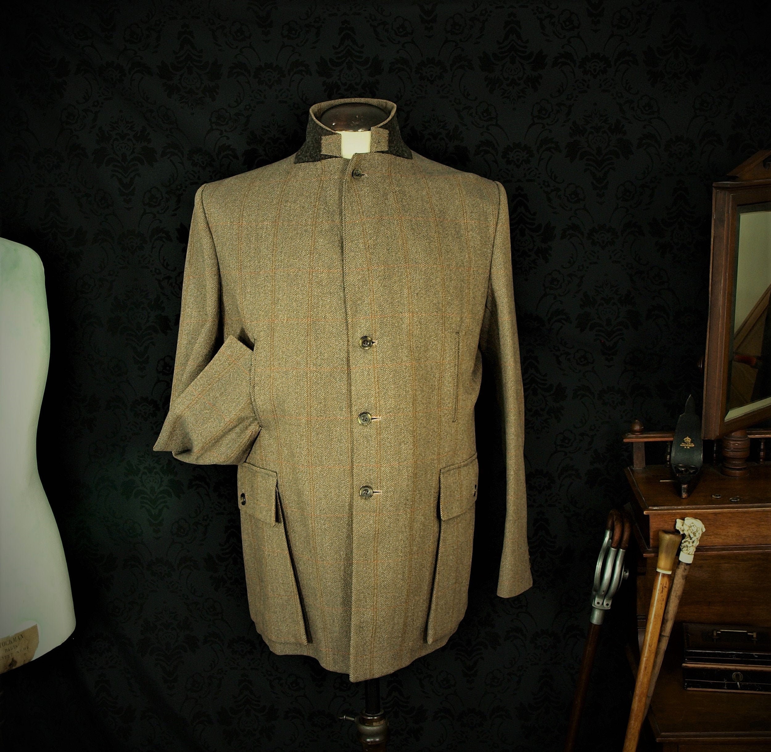 Superb Unused John G Hardy with Royal Warrant Vintage Tweed