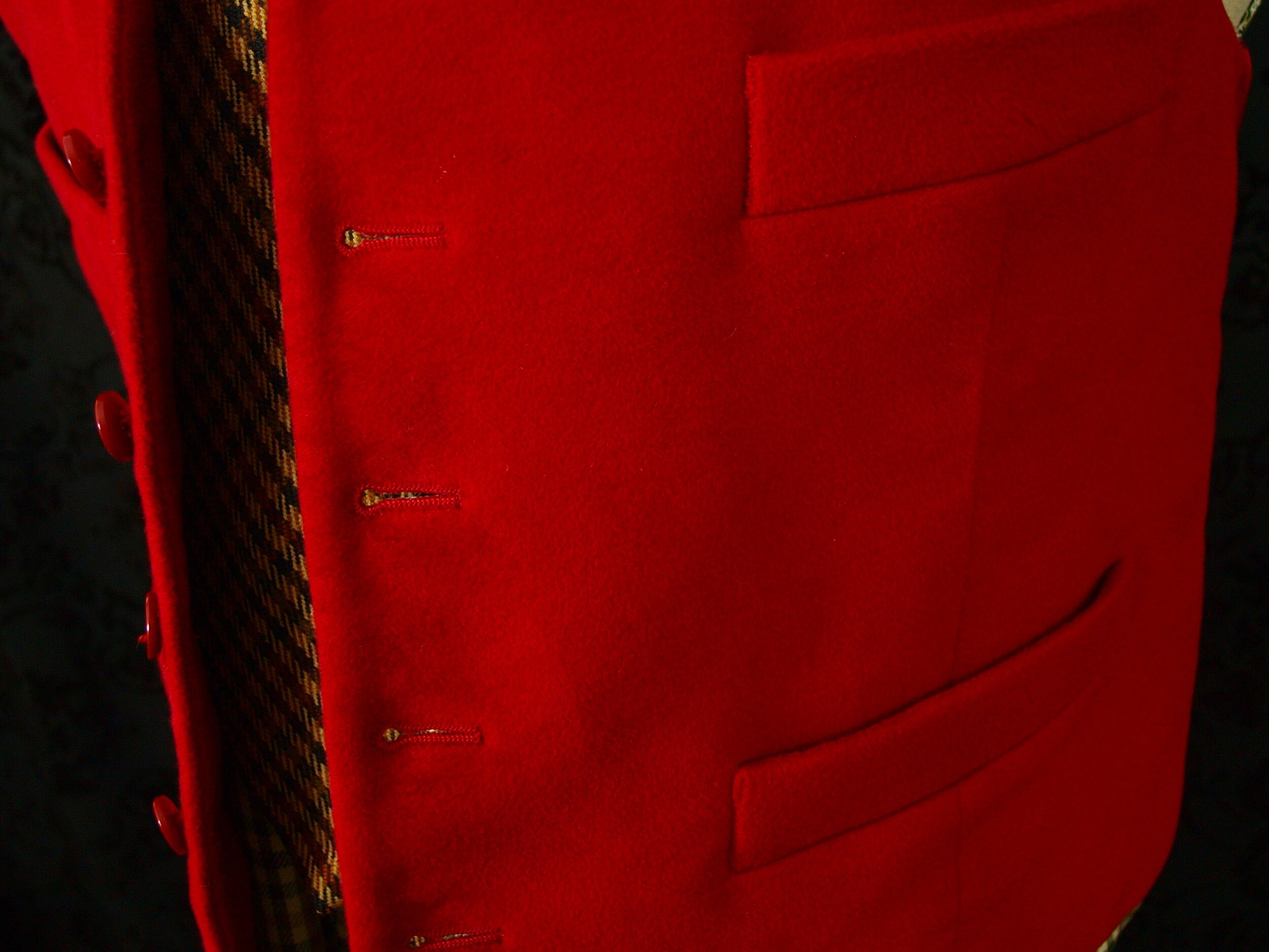 red moleskin trousers
