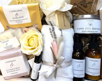 65th BIRTHDAY gift box, 65th Birthday Gift for Women, 65th anniversary gift for wife, 65th Birthday Hamper for Nanna, 65th Gift for Mum *