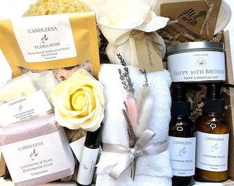 30th BIRTHDAY GIFT BOX, 30th Pamper Hamper, 30th Birthday Gift For Friend, 30th Gift For Her, Personalised 30th Gifts, 30th Gift for Wife *