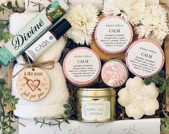 50th Birthday Gift Hamper for Her, 50th Birthday Present for Women, 50th Birthday Celebration Gift, Vegan Friendly Personalised Spa Hamper
