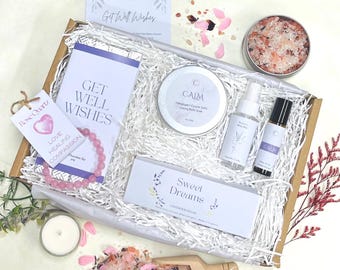 GET WELL SOON Spa Gift Box, Surgery Recovery Gift, Colleague Self-care Hamper, Hug in a box, Sending Hugs Gift Hamper, Get well Gift for Her