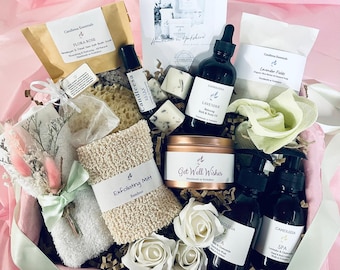 GET WELL SOON Gift, Thinking of You Gift, Get Well Gift , Self Care Gift Box, Post Surgery, Care Package Wife, Get Better Soon Gift, *