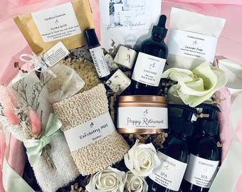 HAPPY RETIREMENT gift for her, Retirement Gift for Colleague, Retirement Gift Pack, Retirement for Colleague, Retirement Pamper Hamper *