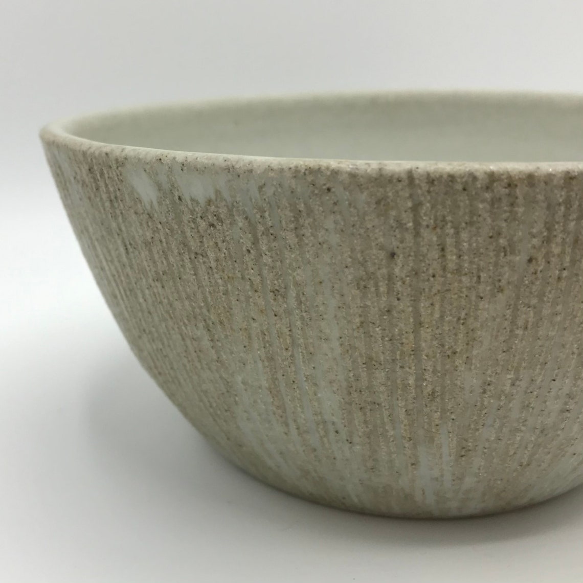 Stoneware Scratch Collection Bowl Handmade Pottery for Soup Etsy