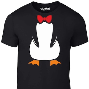 Reality Glitch Men's Penguin Suit T-Shirt image 1