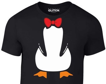 Reality Glitch Penguin Suit-T-shirt voor heren