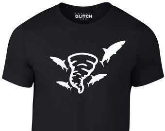 Reality Glitch T-shirt Sharknado pour homme