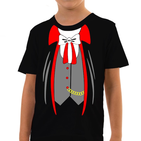 Reality Glitch Vampire Suit Costume Kids T-Shirt