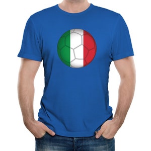 Mens Italy Football Supporter T-Shirt World Cup Euros Copa America Country