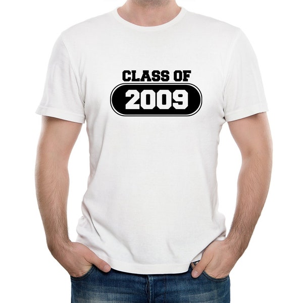 Mens Class of 2009 College School Graduation T-Shirt University Gift