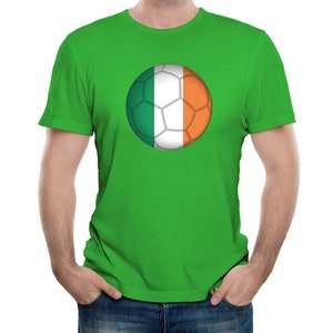 Mens Republic of Ireland Football Supporter T-Shirt World Cup Euros Country