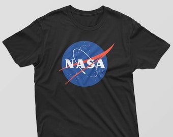 Nasa Weltraumbehörde Logo Herren T-Shirt Wissenschaft Galaxy Erkundung