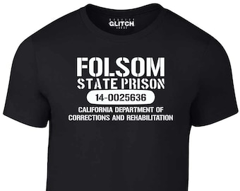 Reality Glitch Herren Folsom Gefängnis T-Shirt