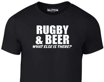 Reality Glitch Men's Rugby & Beer T-Shirt