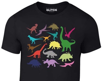 Reality Glitch Men's Just Dinosaurs T-Shirt