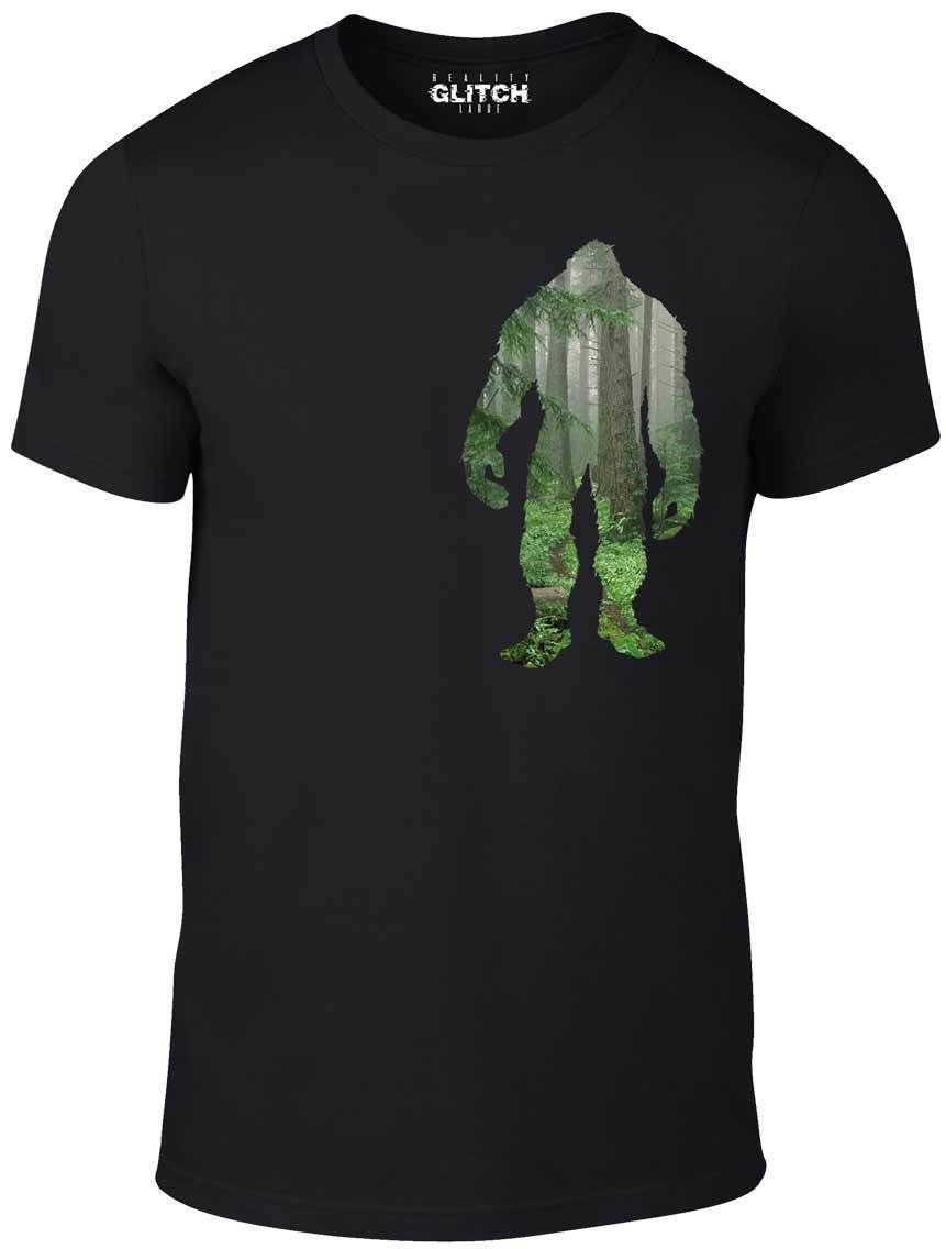 Reality Glitch Woodland Bigfoot T Shirt