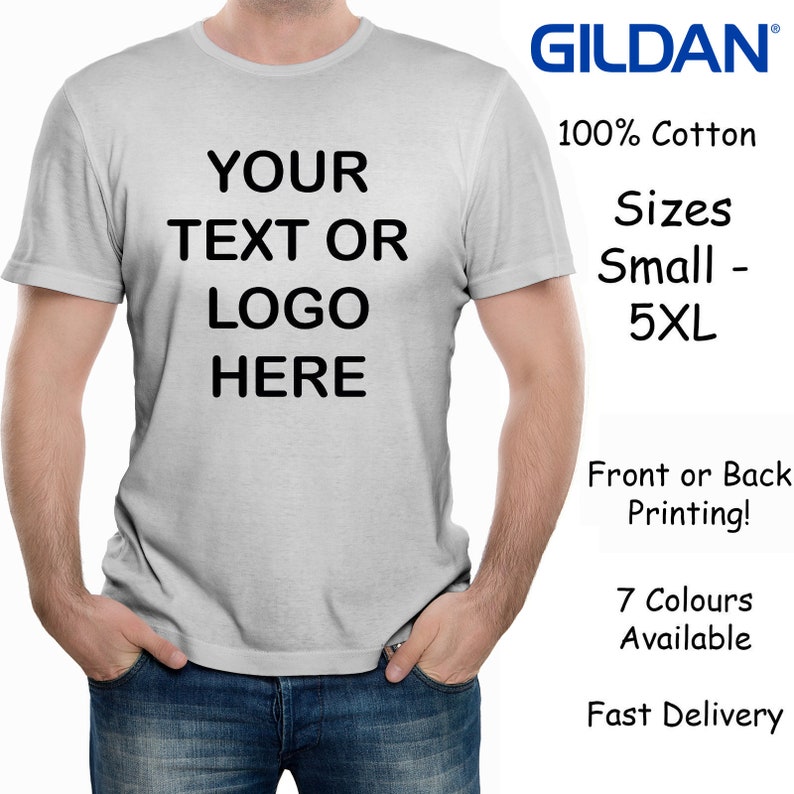 Individuell bedrucktes, personalisiertes Herren-T-Shirt mit Fotos und Text auf der Vorder und Rückseite Bild 6
