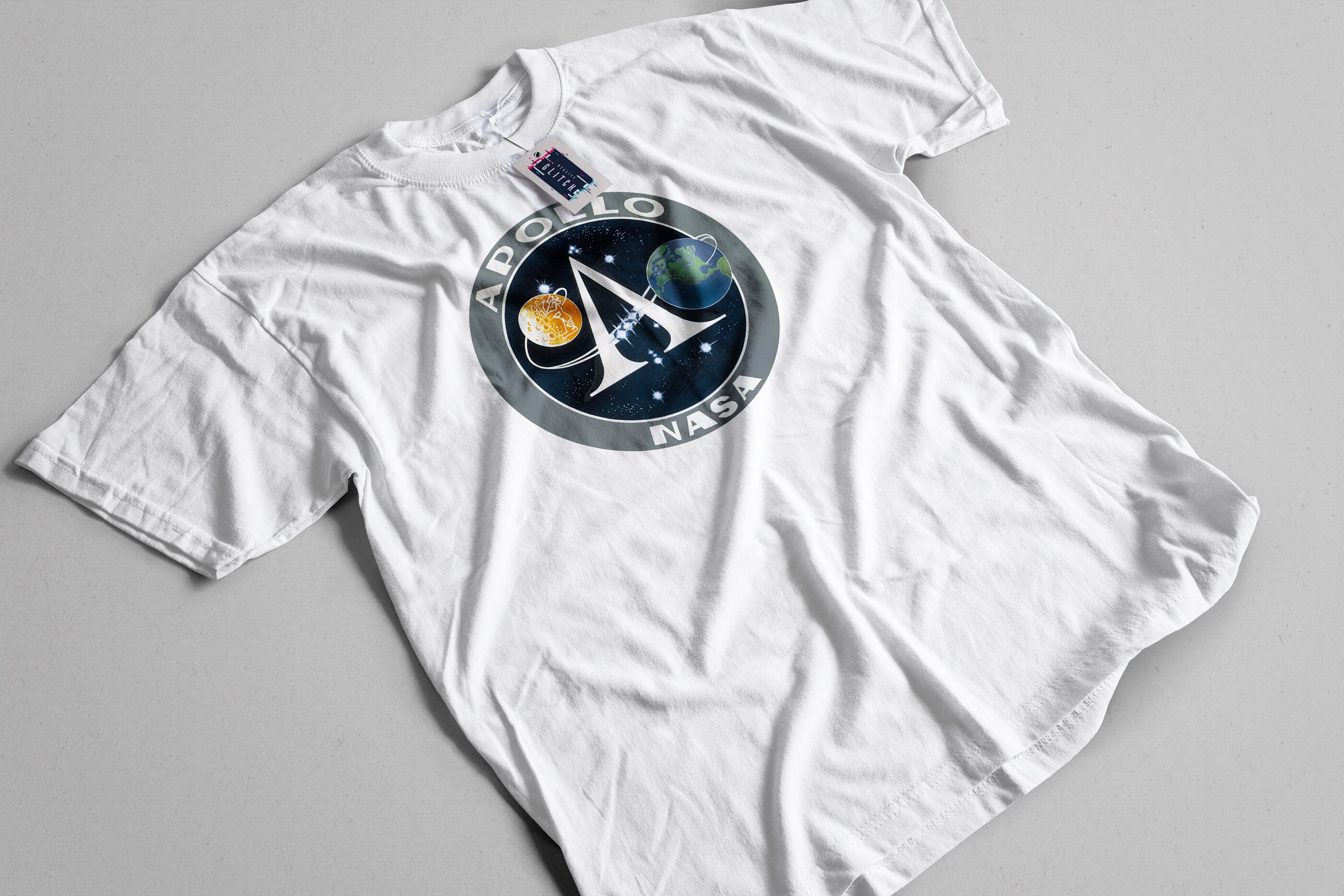 メンズ NASA アポロ宇宙計画 ロゴ Tシャツ - Etsy 日本