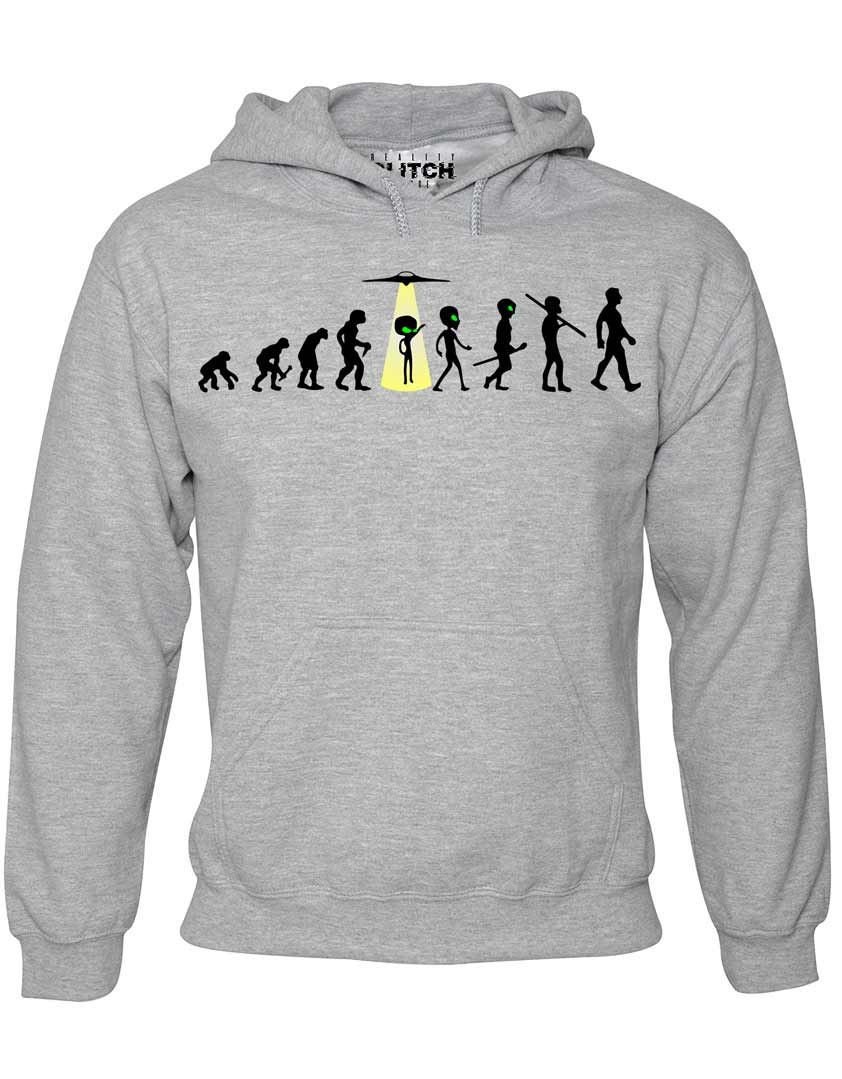 Image of Reality Glitch Men's Evolution - Alien Abduction Hoodie