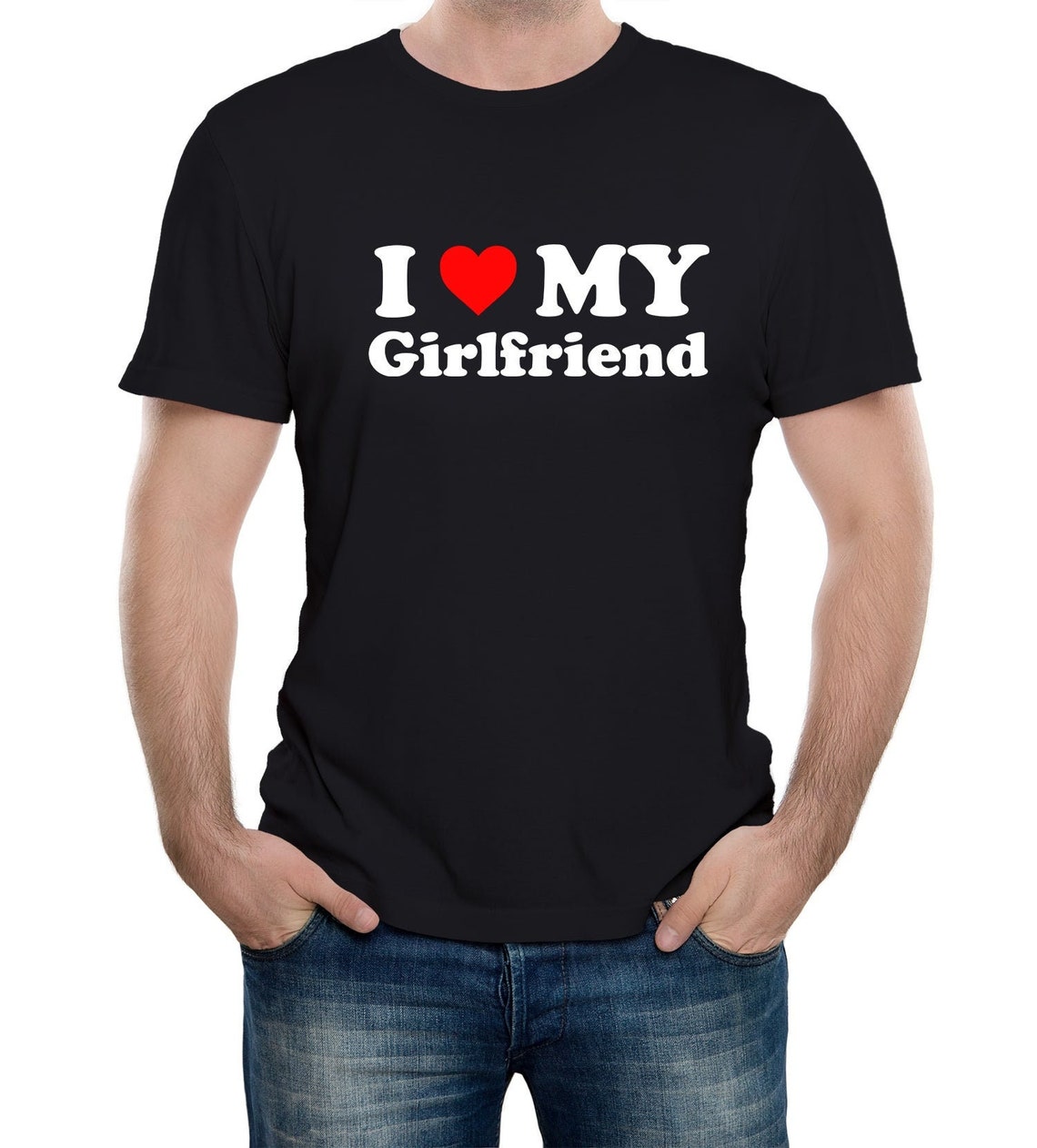 Mens I Love My Girlfriend T-shirt Gift Joke Birthday | Etsy UK