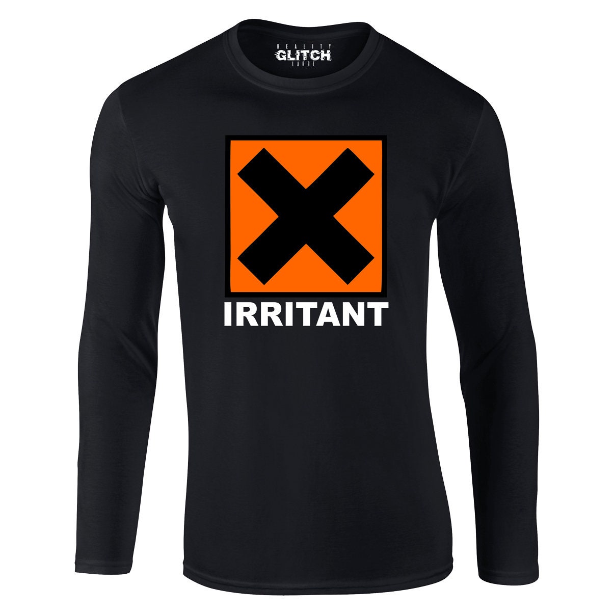 Image of Mens Irritant Symbol T-Shirt - Long Sleeve