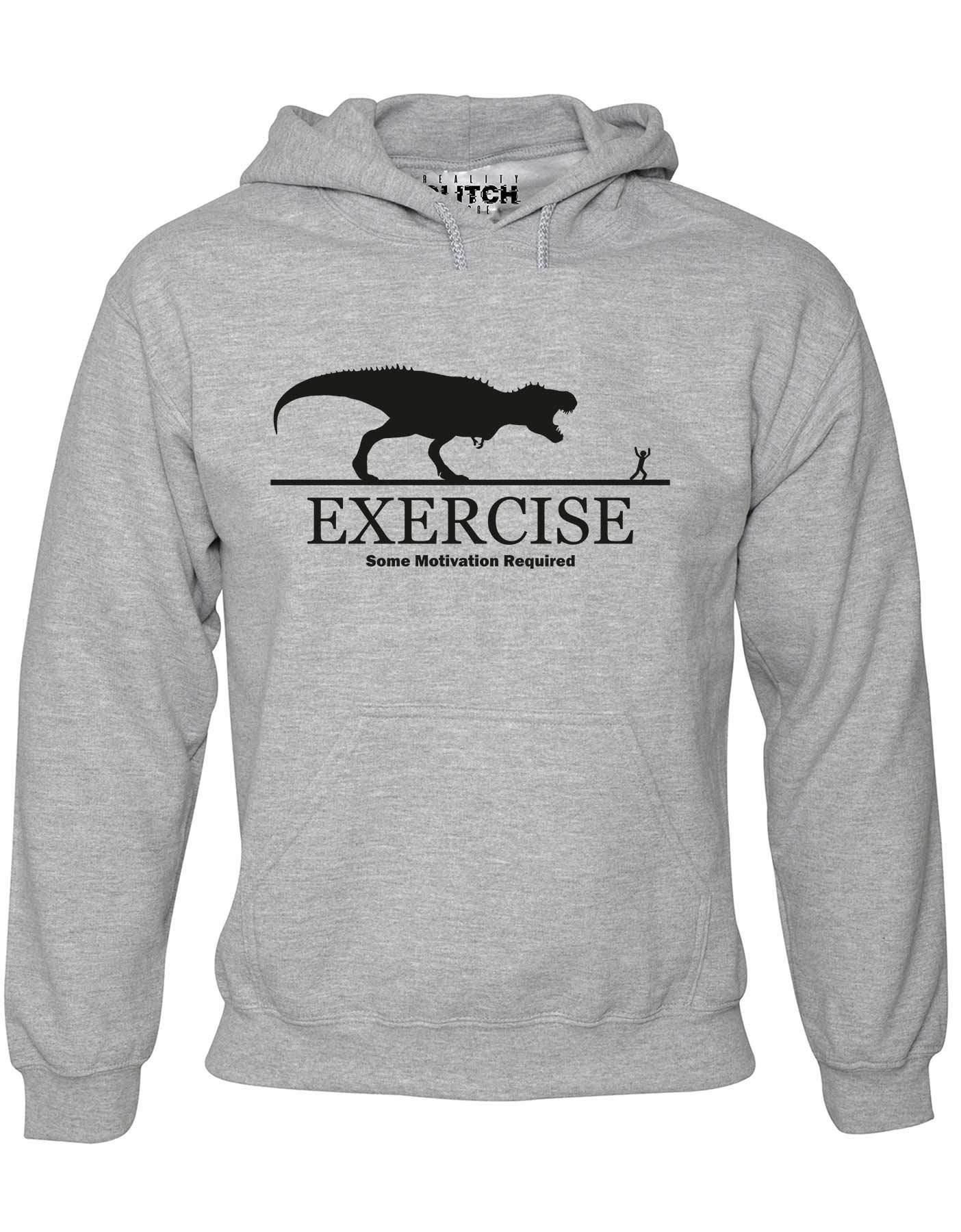 Image of Mens Exercise Motivation Required Hoodie