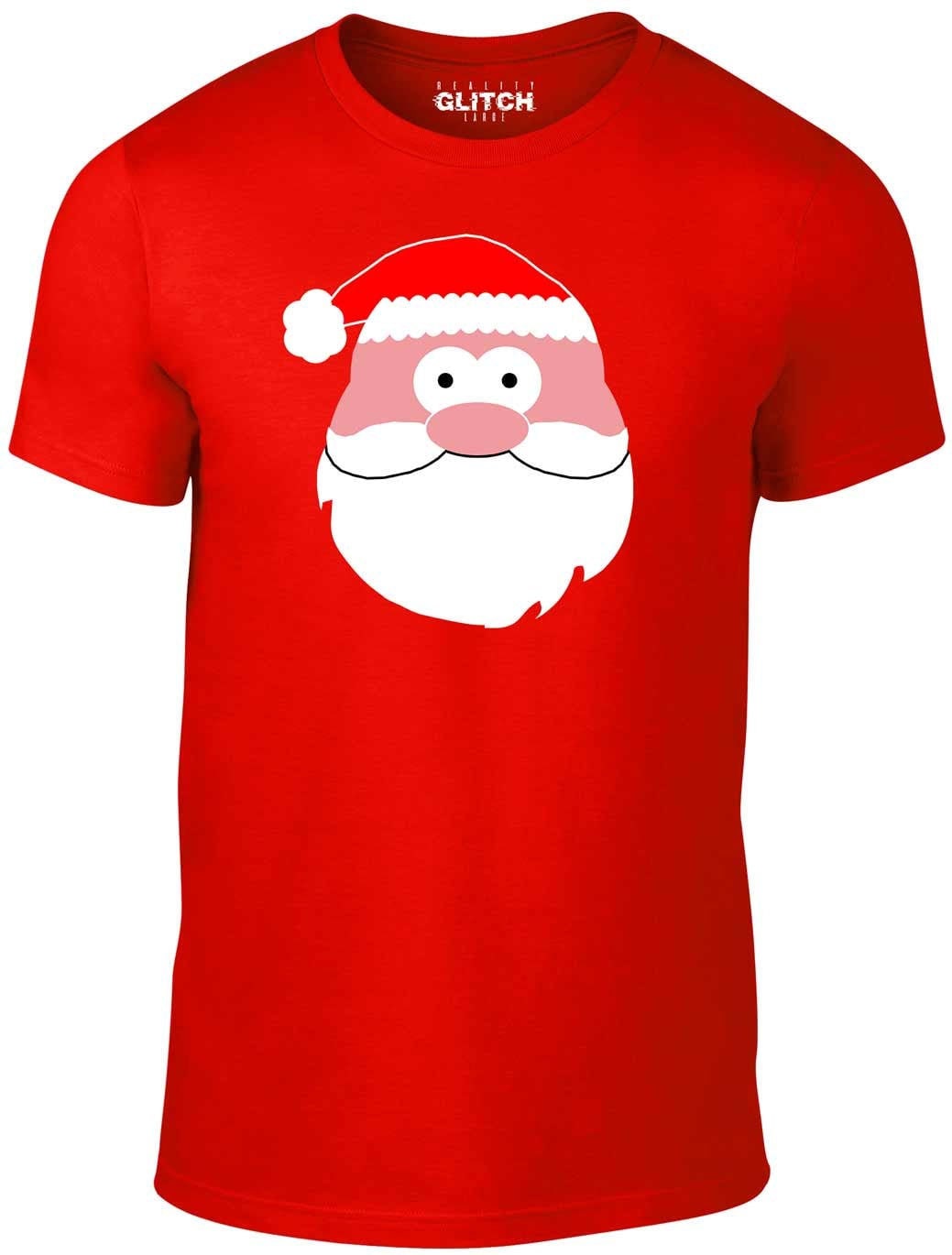 Image of Men's Santa Claus Face T-Shirt